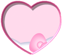 Gif animé coeur Hello Kitty
